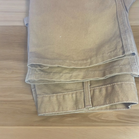 Carhartt Dungaree Fit 38 X 34 Brown Work Pants Excellent Condition RN# 14806 - Picture 8 of 9